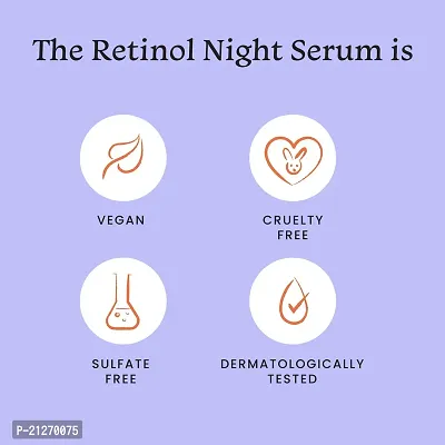 Foxtale 0.15% Beginner Friendly Retinol Night Serum for Anti-Aging | Retinol Night Cream | Face Lift and Tightening | Reduces Fine Lines and Wrinkles | No Purging | Micro Encapsulation Technology | All Skin Types | 30 ml-thumb5