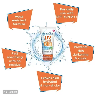 Spawake Sunscreen Lotion Gel with SPF 30/PA++, for UV protection, 40g-thumb4