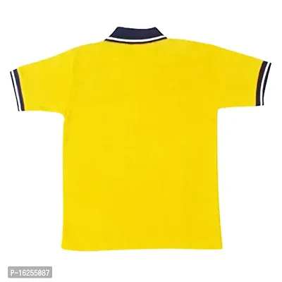 Aroruniforms Cotton Kendriya Vidyalaya House Dress Yellow T-Shirt (32_Yellow)-thumb2