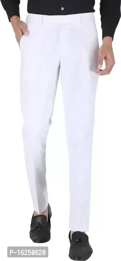 Aroruniforms Cotton White Uniform Pant for Boys-thumb0