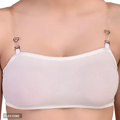 Women Tube Bra White-thumb0