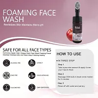 Victoria London Apple Cider Vinegar Foaming Face Wash with Brush for Deep Cleansing - 150ml-thumb1