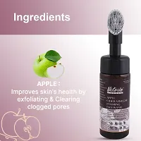 Victoria London Apple Cider Vinegar Foaming Face Wash with Brush for Deep Cleansing - 150ml-thumb4