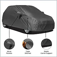 Car Covers Maruti suzuki Alto 800, UV Rays Resistant ,Dustproof Car Body Cover Compatible with Maruti suzuki Alto 800  (Without Mirror Pockets)  (Grey)-thumb2