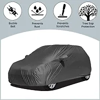 Car Covers Maruti suzuki Alto 800, UV Rays Resistant ,Dustproof Car Body Cover Compatible with Maruti suzuki Alto 800  (Without Mirror Pockets)  (Grey)-thumb3