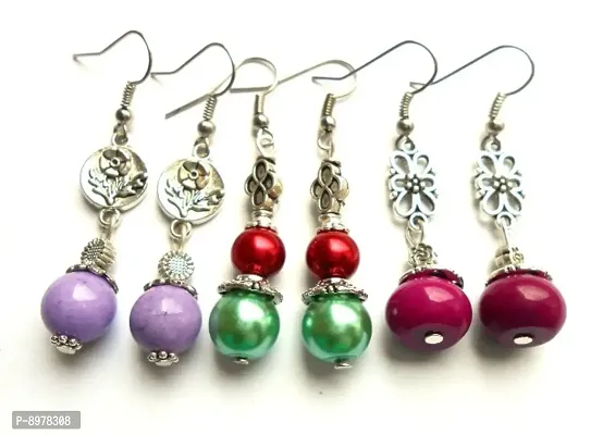 Earrings Combo of 3 Drops