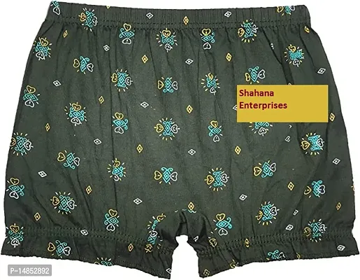 womens cotton stretchable full size bloomer boyshort  panties Floral printed Antibacterial pack of 3 panty (Colors  May Vary) s, m,l,xl  xxl-thumb2