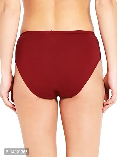 Classic Solid Cotton Briefs for Women, Pack of 3-thumb2