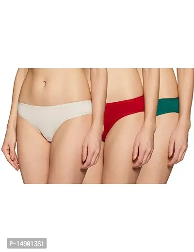 Classic Solid Cotton Briefs for Women, Pack of 3