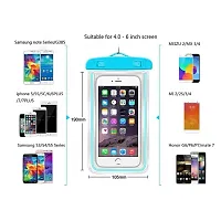 Universal  Waterproof Case Dry Bag with Phone Lanyard Waterproof Phone Holder - Blue-thumb2