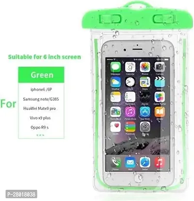 Universal  Waterproof Case Dry Bag with Phone Lanyard Waterproof Phone Holder - Green-thumb3