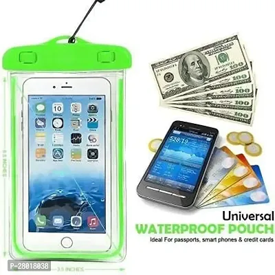 Universal  Waterproof Case Dry Bag with Phone Lanyard Waterproof Phone Holder - Green-thumb4