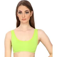 Stylish Multicoloured Cotton Solid Bras For Women Pack Of 3-thumb1