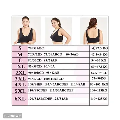 Stylish Multicoloured Cotton Solid Bras For Women Pack Of 2-thumb4