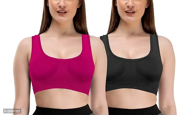 Stylis pack of 2 Air bra for womens multicolour