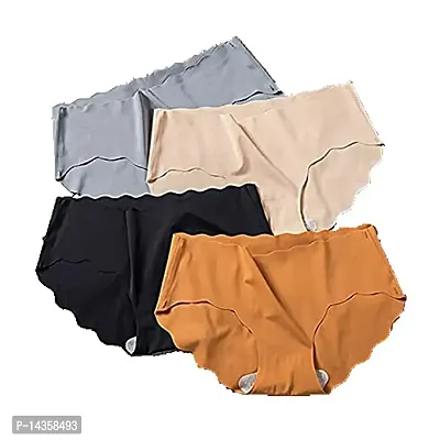 Miles of Style Women Hipster Multicolor Cotton Blend Panty, Multicolor,  Midraise, (Pack of 3)