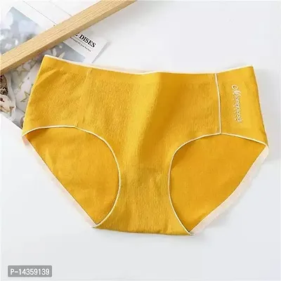 Combo of 3 (Multi Colors)Women's Ice Silk Blend Invisible Lines No Show Hipster Panty-thumb3