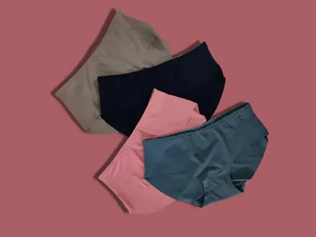 Pack of 3 High Quality Women Seamless and Silk Panty