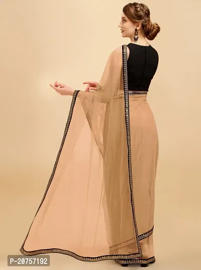 Beautiful Net Saree With Blouse Piece For Women-thumb2