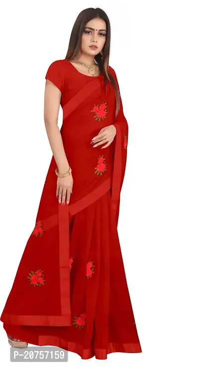 Beautiful Georgette Saree With Blouse Piece For Women-thumb3