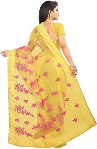 Beautiful Net Saree With Blouse Piece For Women-thumb2