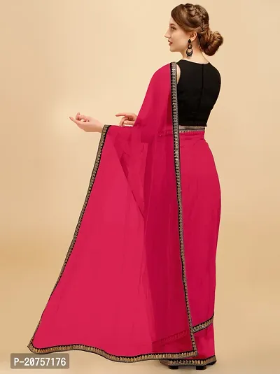 Beautiful Net Saree With Blouse Piece For Women-thumb2