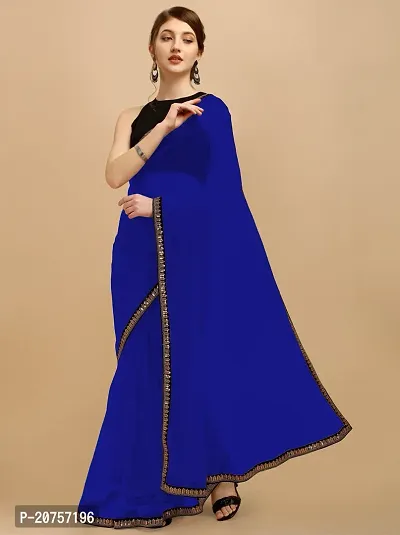 Beautiful Net Saree With Blouse Piece For Women