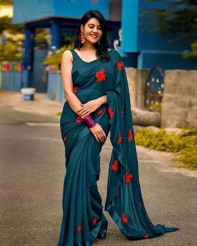 embrodury saree for women