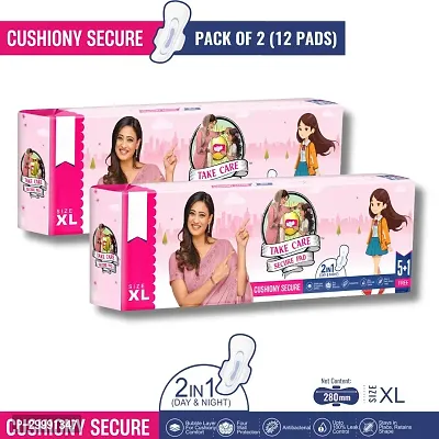 Take Care Cushiony Secure Sanitary Pad-thumb0