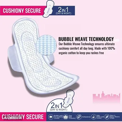 Cushiony Secure Sanitary Pads -6 Pads-thumb2