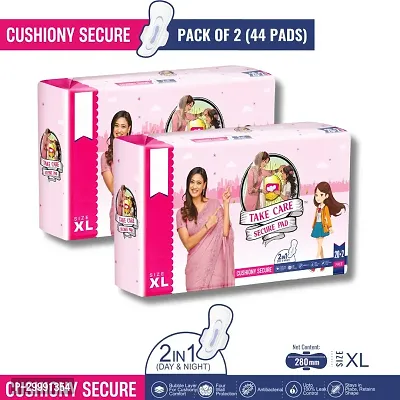 Cushiony Secure Sanitary Pads -44 Pads-thumb0