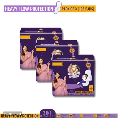 Heavy Flow Protection Sanitary Pads -138 Pads-thumb0