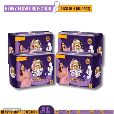 Heavy Flow Protection Sanitary Pads -56 Pads