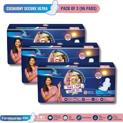 Cushiony Secure Sanitary Pads -96 Pads