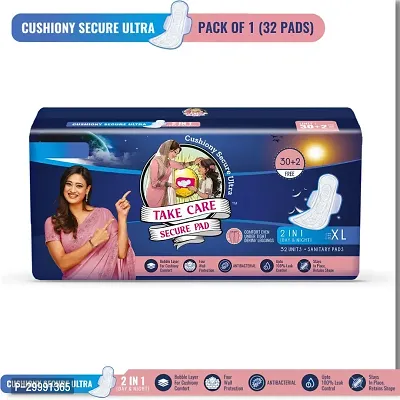 Cushiony Secure Sanitary Pads -32 Pads