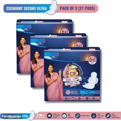 Cushiony Secure Sanitary Pads -21 Pads