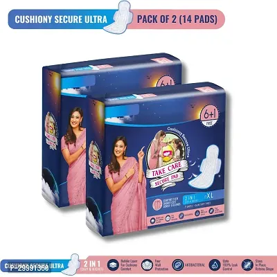 Cushiony Secure Sanitary Pads -14 Pads