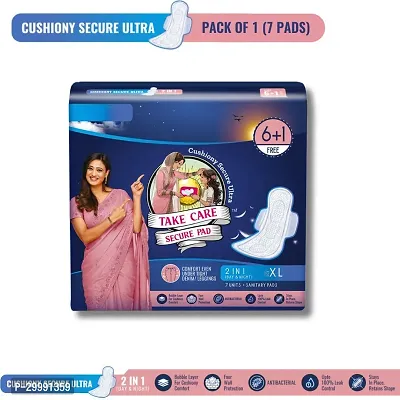 Cushiony Secure Sanitary Pads -7 Pads-thumb0