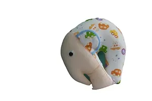 G-MART Elephant Design Velvet Pillows for Baby (Peach)-thumb4