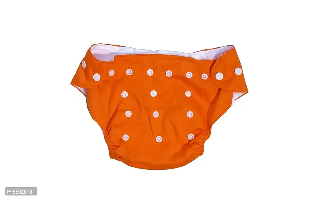 G-MART Extra Absorb Diaper Pants for Babies (Orange)-thumb0