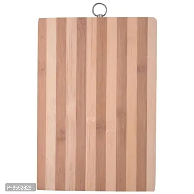 G-MART Cutting Board for Kitchen with an Handle Heavy Duty Stain Resistant Non Slip Chopping Board-Durable Smooth 22CM X 32CM (Ring Handle)