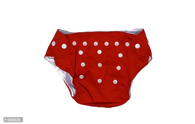 G-MART Extra Absorb Diaper Pants for Babies (Red)