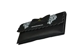 G-Mart PU Leather Wallet for Women's (Black)-thumb1