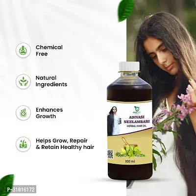 Oshved Adivasi Neelambari medicine All type of Hair Problem Hearbal Hair Oil 100ml-thumb4