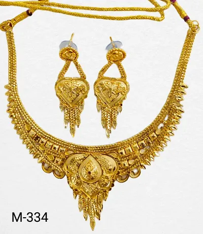 Elegant Brass And Jewellery Set for Women