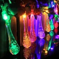 Radisson ? Multicolor String Light Home Decoration Water Droplets LED Fairy Light for Balcony, Curtains, Diwali, Christmas, New Year with 5m Wire and 16 LED Made by India 1-thumb1