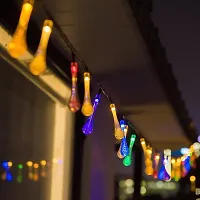 Radisson ? Multicolor String Light Home Decoration Water Droplets LED Fairy Light for Balcony, Curtains, Diwali, Christmas, New Year with 5m Wire and 16 LED Made by India 1-thumb3