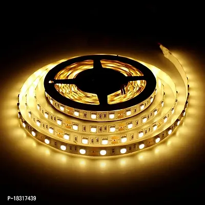 Radisson? LED Strip Light (Pack - 1(Golden)) 5 Meter Waterproof with Adapter for Home Decoration Restaurant Office Diwali, Christmas, Festivals Light, Computer and Tv Rooms Made by India 13-thumb0