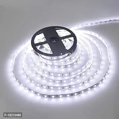 Radisson? LED Strip Light (Pack - 1(White)) 5 Meter Waterproof with Adapter for Home Decoration Restaurant Office Diwali, Christmas, Festivals Light, Computer and Tv Rooms Made by India 1