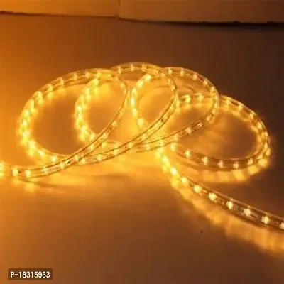 Radisson ? LED Strip Light (Pack - 1(Golden)) 5 Meter Waterproof with Adapter for Home Decoration Restaurant Office Diwali, Christmas, Festivals Light, Computer and Tv Rooms Made by India 1